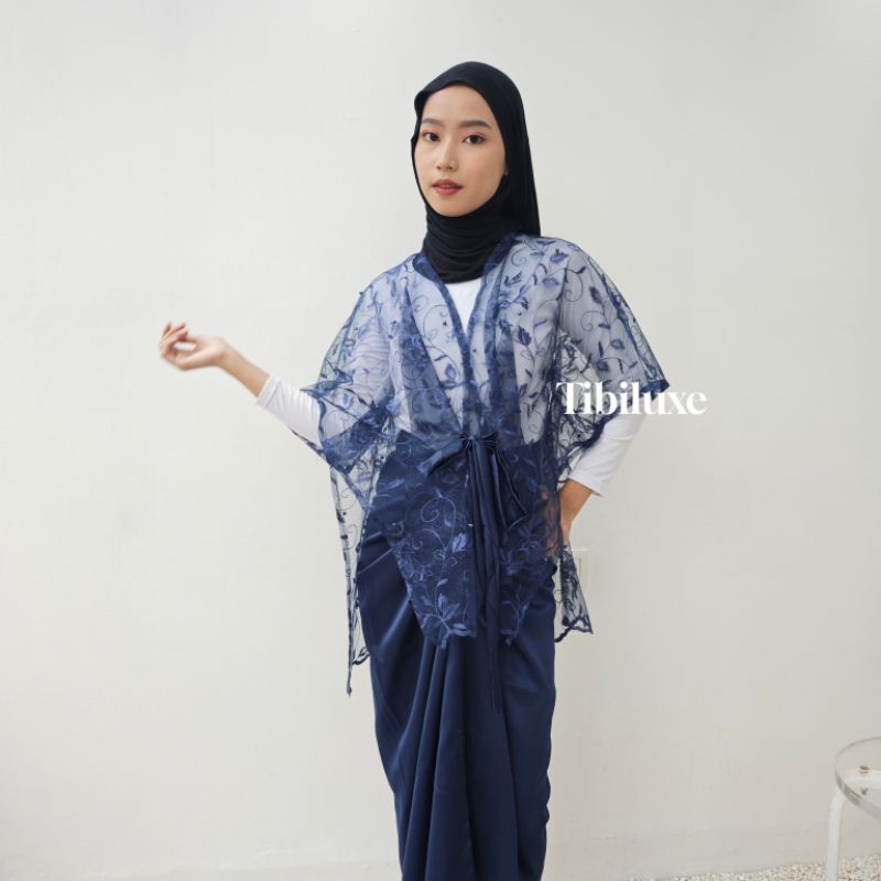 GEMMY SET OUTER + ROK LILIT / Set kebaya tille renda / one set outer rok tille brukat