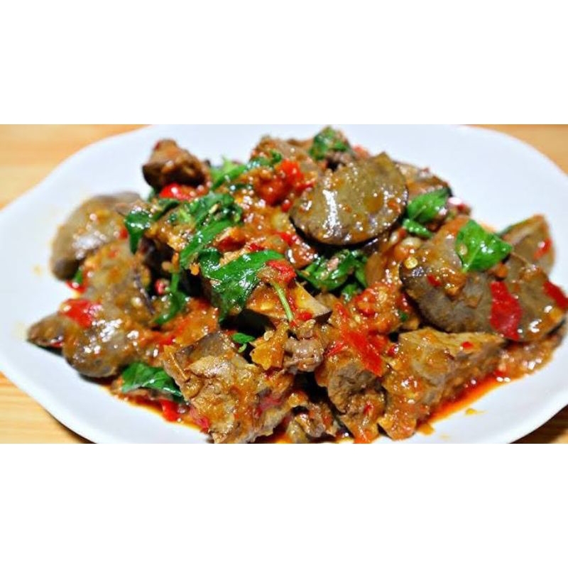 

ati ampela pedas sambel ijo