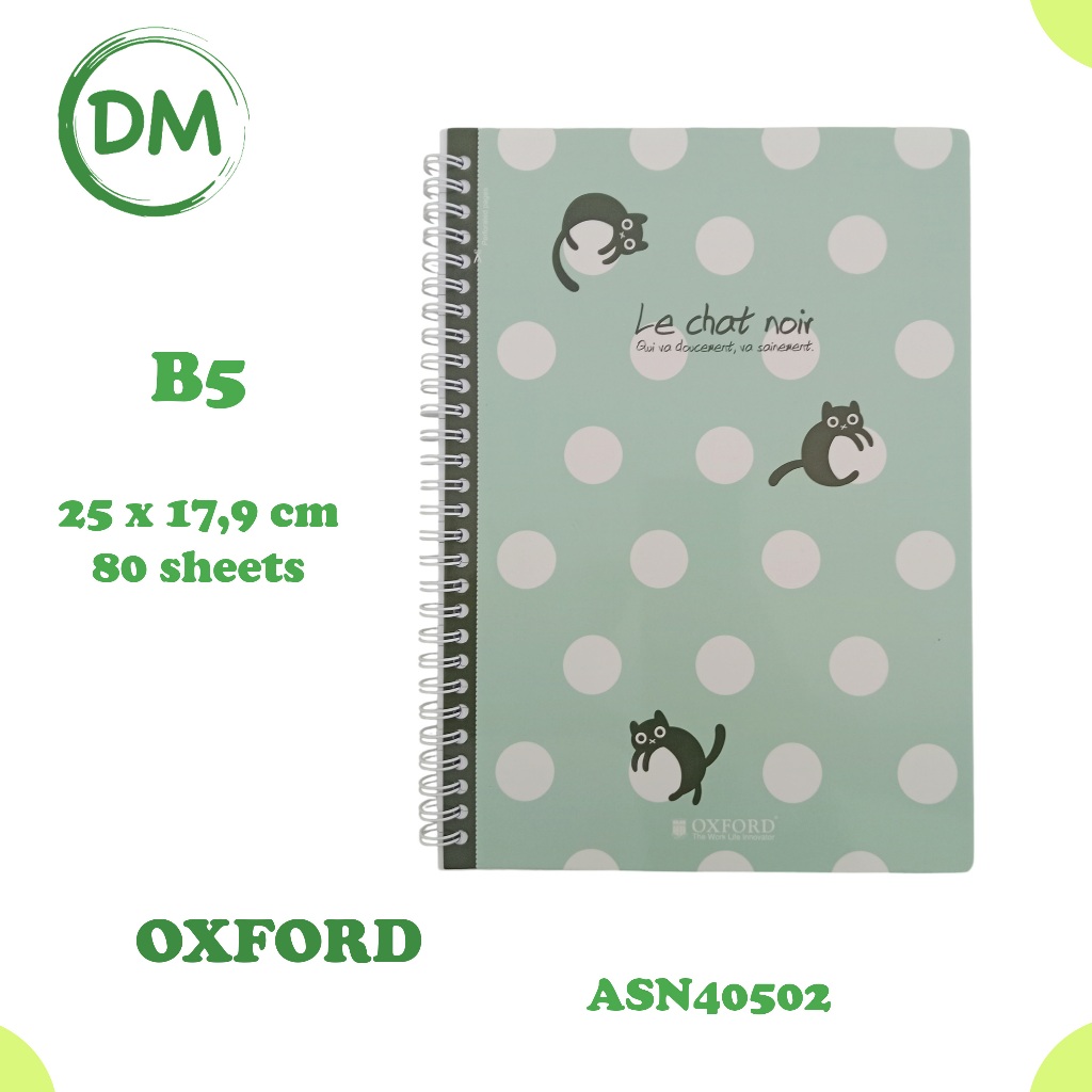 

DM - ASN40502 NOTEBOOK OXFORD NB B5 80"S