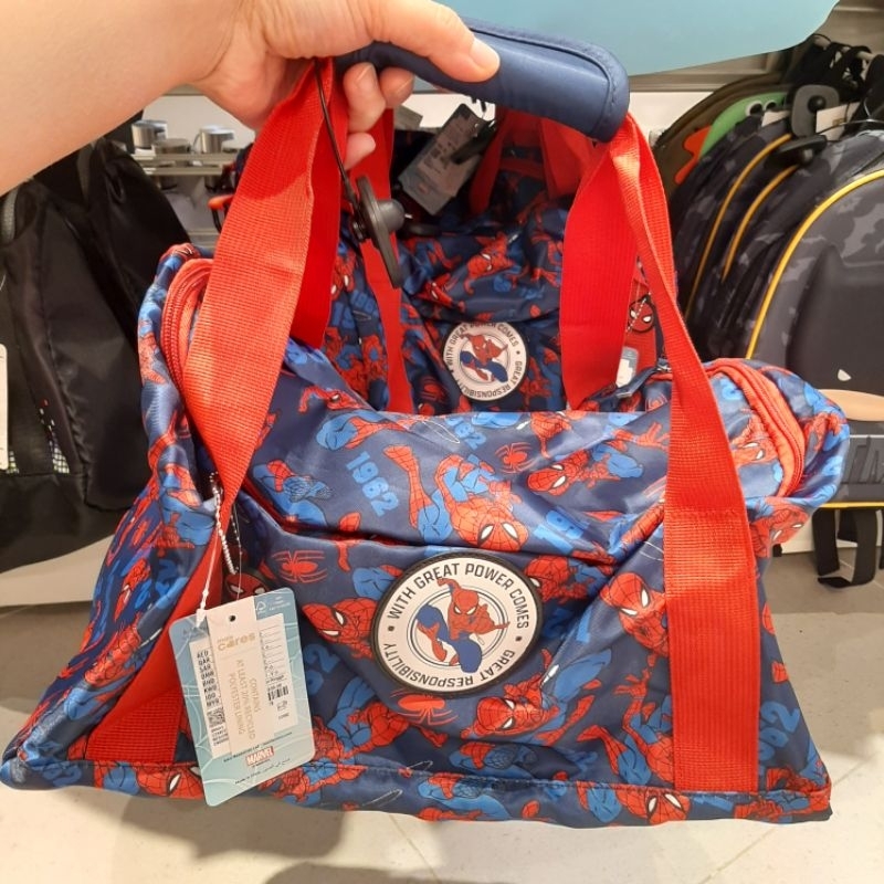 travel bag karakter spiderman tas anak spiderman tas camping travel bag karakter anak spiderman tas 