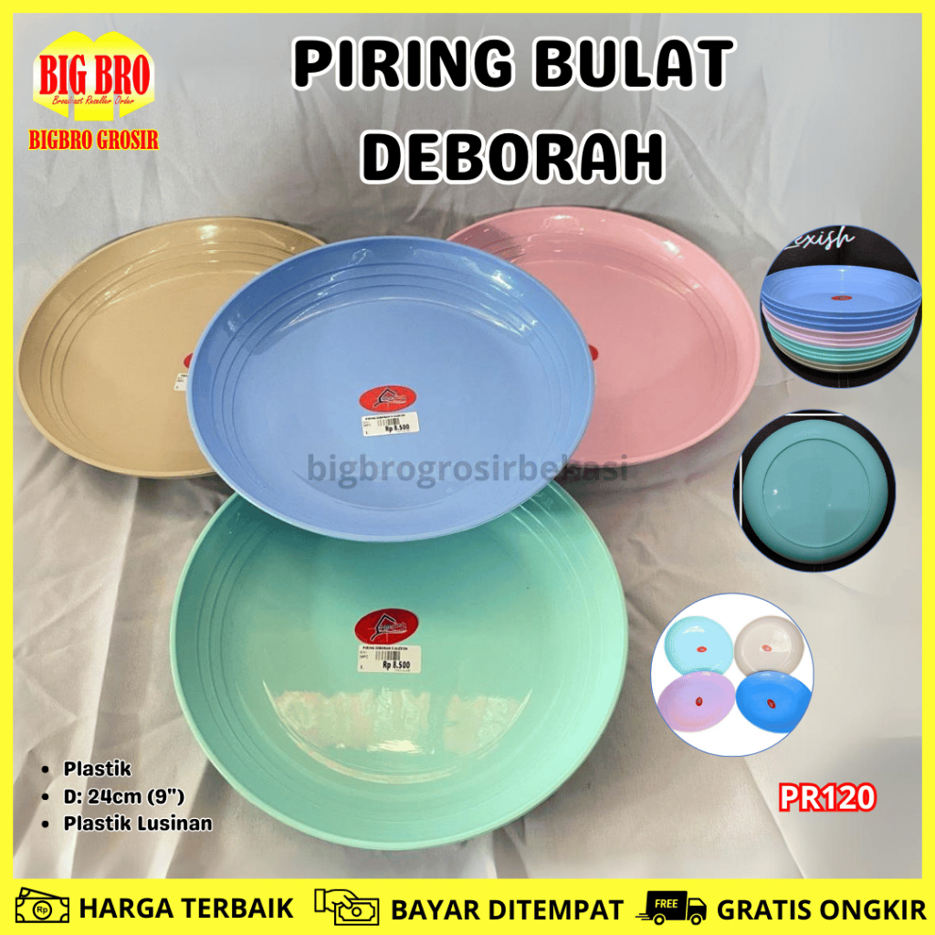 BB PIRING SAJI DEBORAH  PIRING PLASTIK PIRING ANTI PECAH PIRING OVAL SERBAGUNA