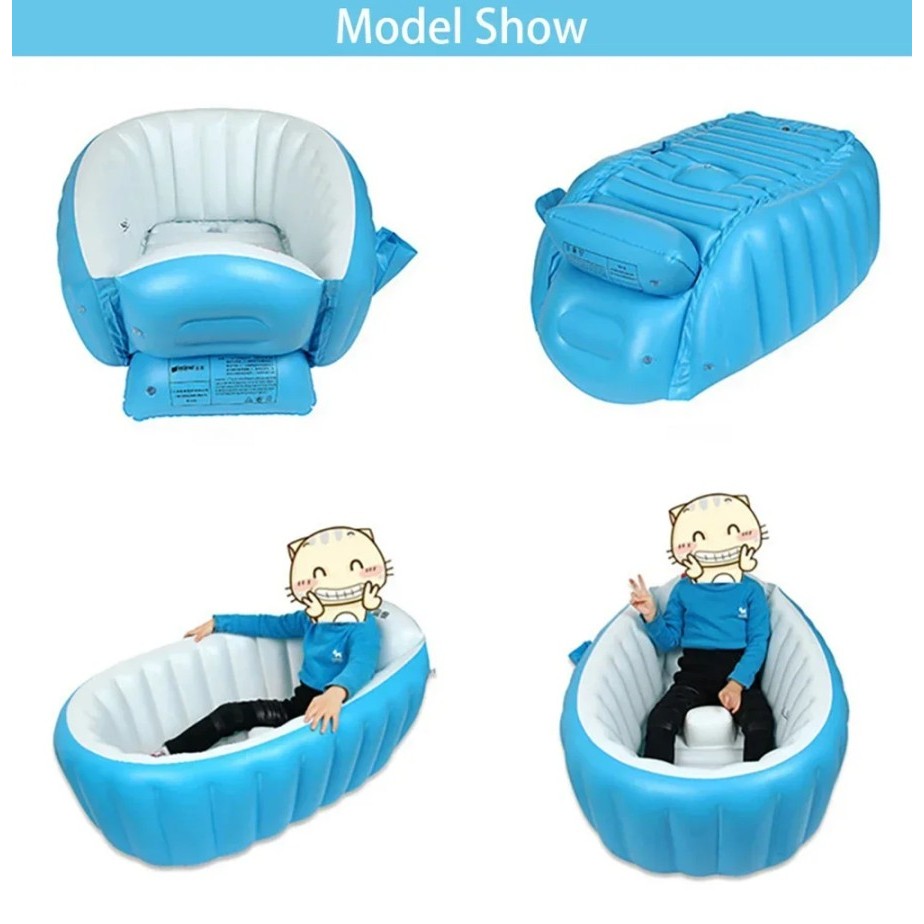 MH - TEMPAT MANDI BAYI INTIME BALON POMPA - BABY BATH TUB - BABY SET BATH