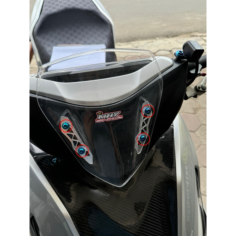 baut visor TITANIUM AEROX(original)