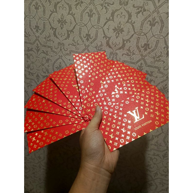 

InJO Amplop lebaran merek Motif LV CHANEL Angpao Tahun Baru Imlek Natalan