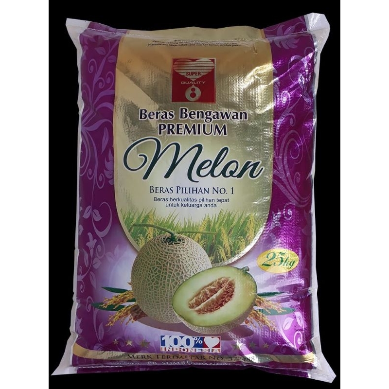 

Beras Cap MELON UNGU 25 KG