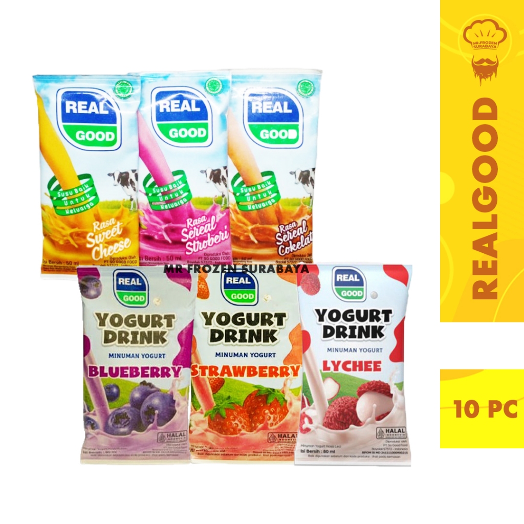 

Realgood - Susu UHT Yogurt Realgood Susu Steril Isi 10pc