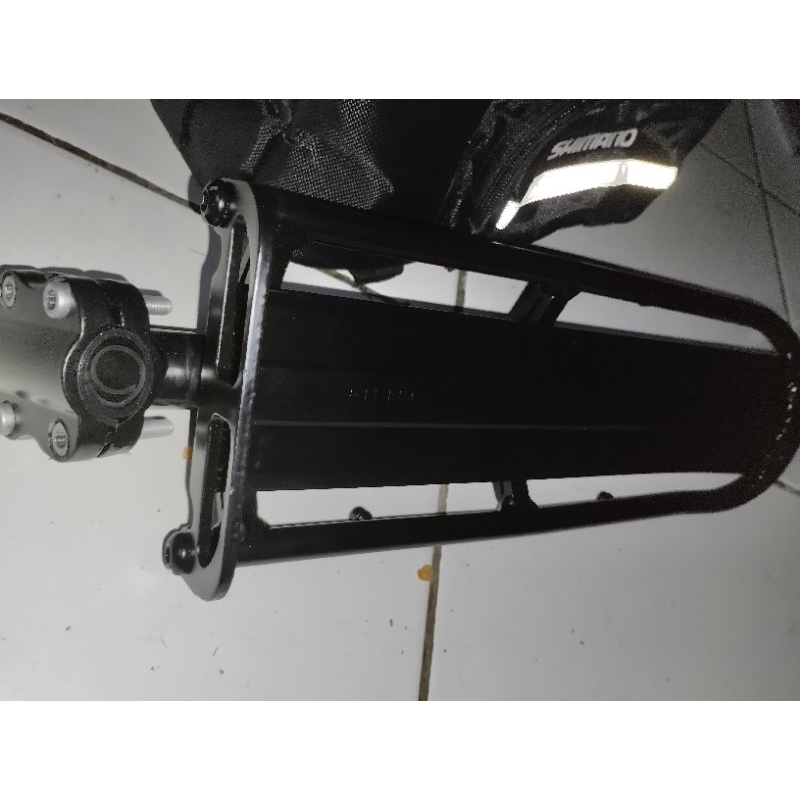 rak pannier seatpost alloy united plus tas single pannier