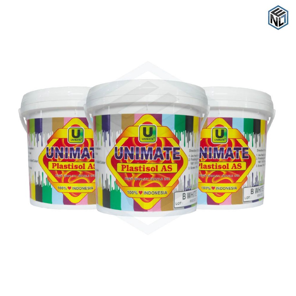 

ART C3U9 Tinta Plastisol Unimate Solvent Base berkualitas Warna Solid