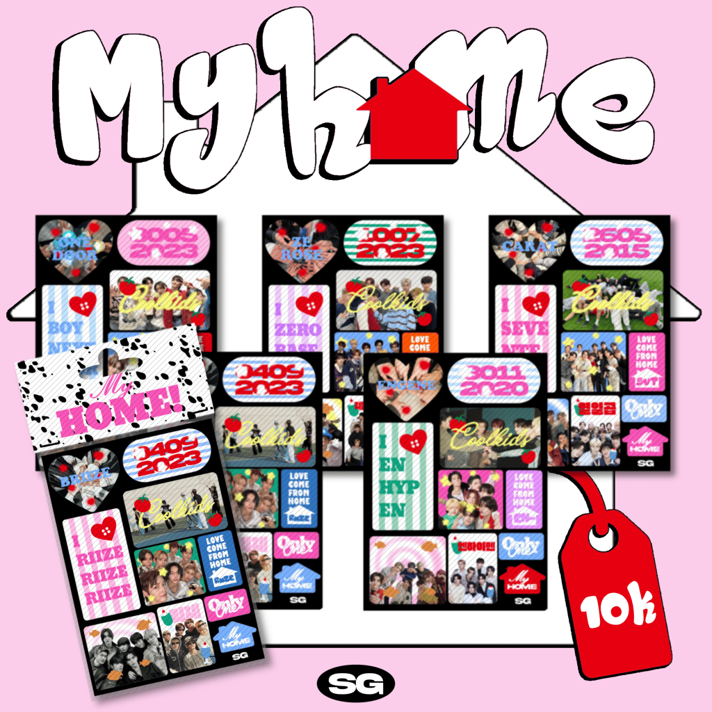 

[SG.LAB] MY HOME KPOP GLITTER STICKER A7 BOYNEXTDOOR RIIZE ENHYPEN SEVENTEEN ZEROBASEONE NCT DREAM WAYV EXO TWS TREASURE STRAYKIDS XDINARYHEROES