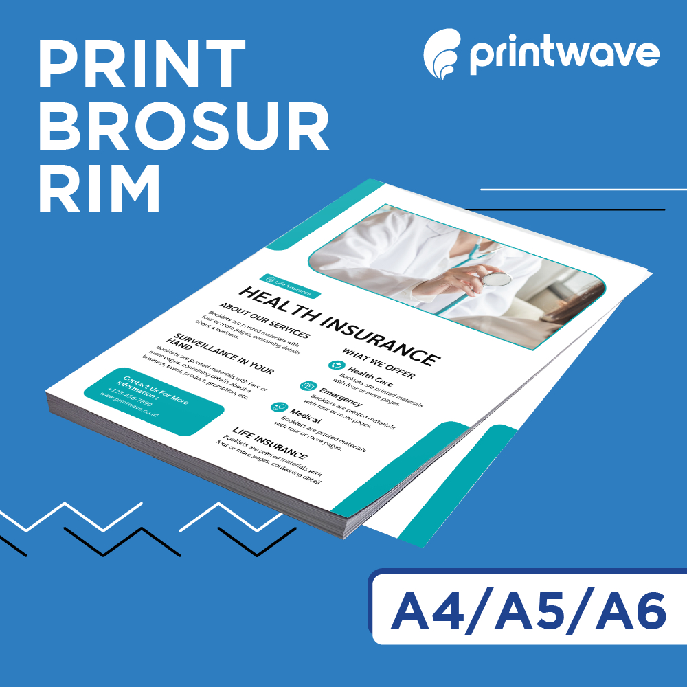 

Paket Print Brosur 1 Rim Custom A4/A5/A6 | Print Flyer Premium | Cetak Brosur Promosi, Iklan