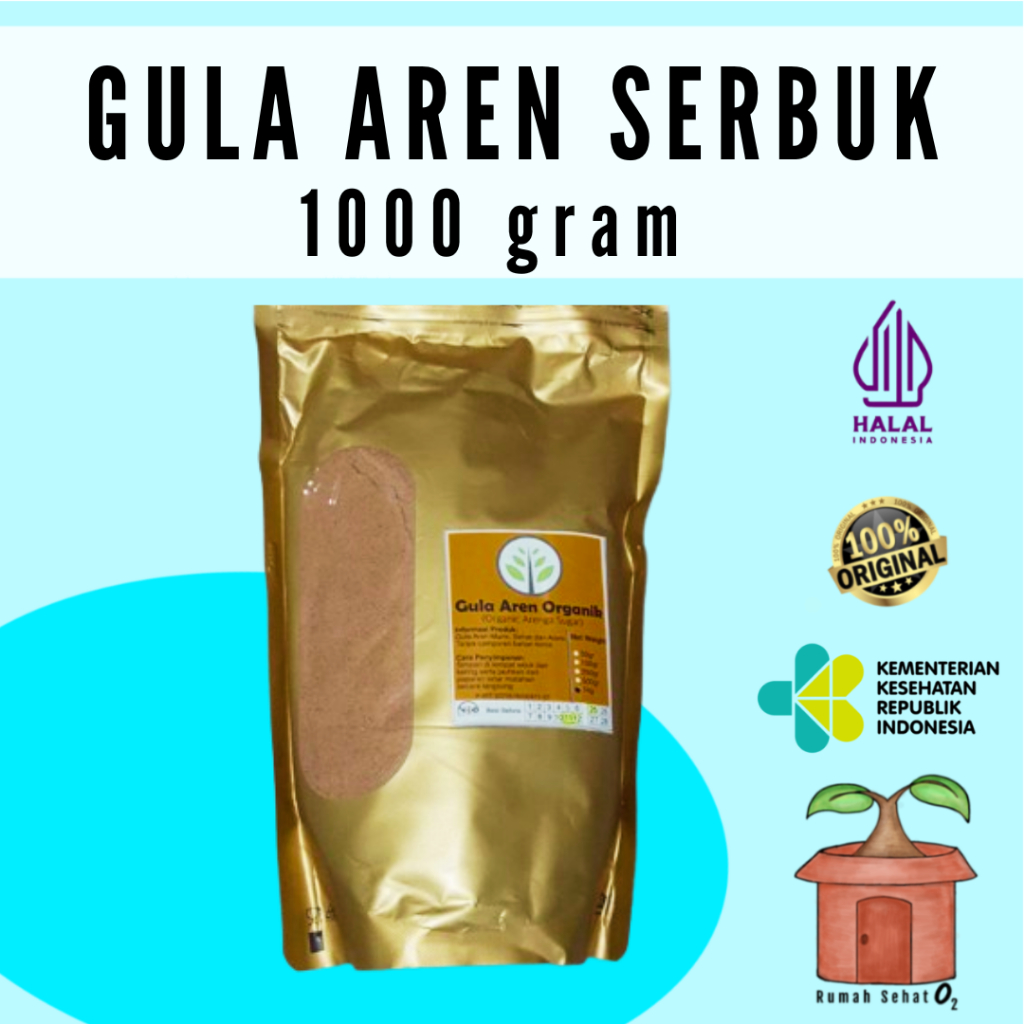 

Gula Aren Semut Organik Bubuk Merah Brown Arenga Sugar Serbuk Red Bubuk 1 Kg 1000 Organic Balikpapan