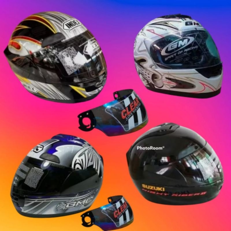 visor kaca helm - Bmc jazz full face - Mds 201 - GM crueser - Maz gt pro - Suzuki night rider