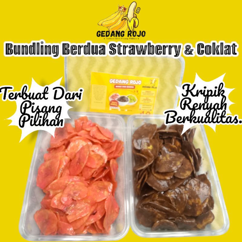 

paket bundling berdua ( Coklat Dan Strawberry)