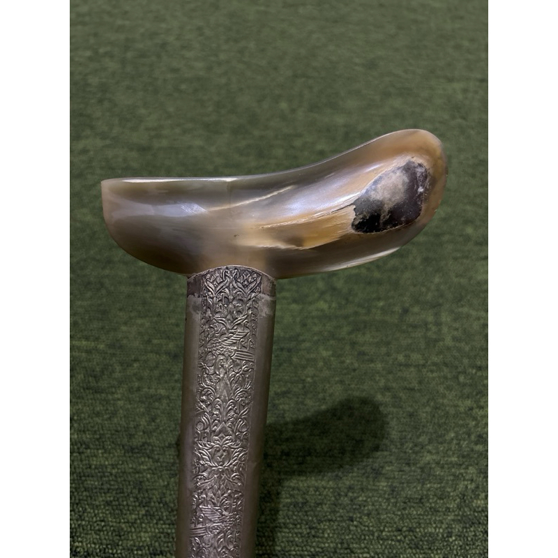 Warangka keris tanduk kebo bule pendok perak