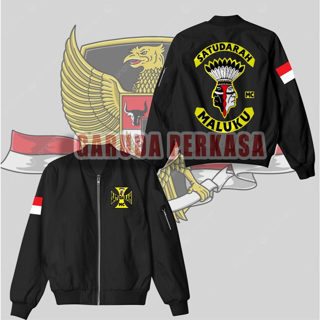 GARUDA PERKASA - JAKET BOMBER WATERPROOF SATU DARAH MALUKU SUKU MALUKU