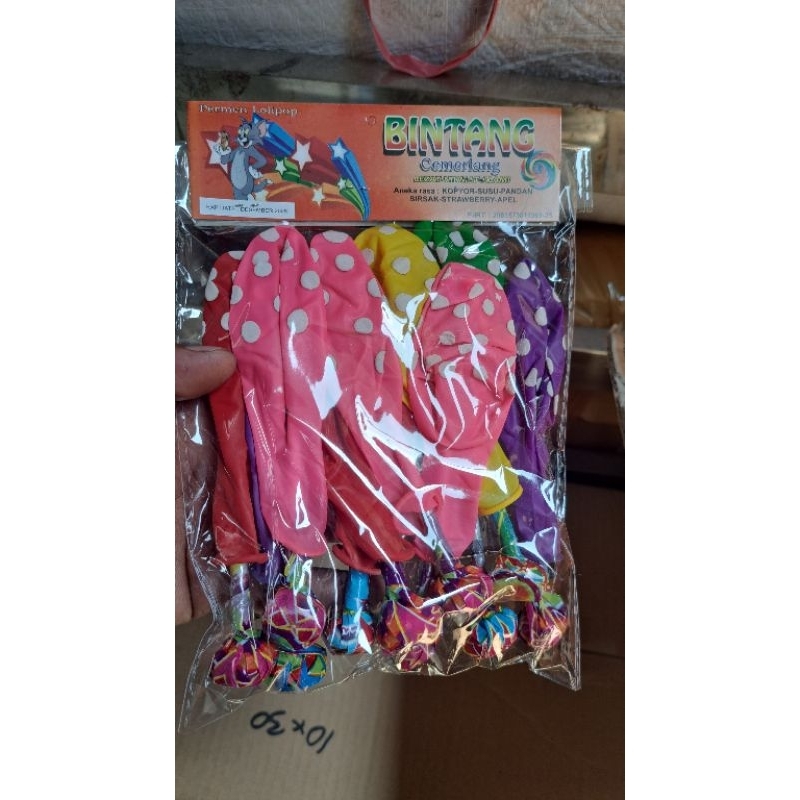 

permen berhadiah balon