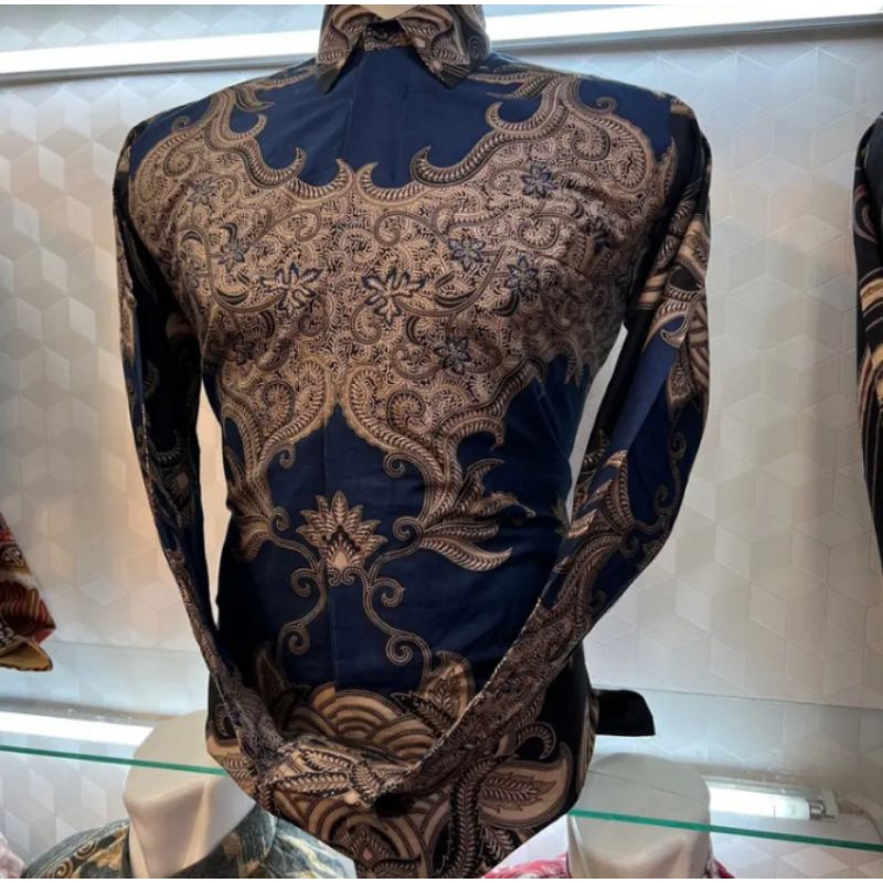 GAJAH MADA kemeja  batik pria lengan panjang