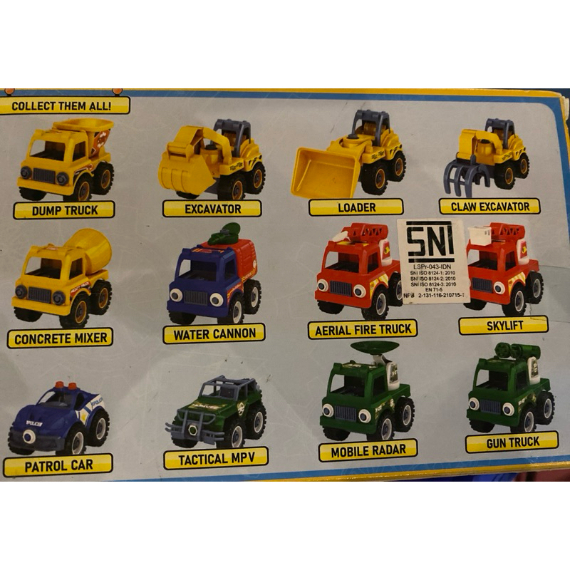 Mainan Kendaraan EMCO Mighty Machines Buildables