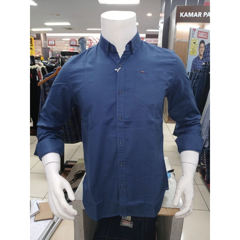 KEMEJA CARDINAL CASUAL SLIMFIT NAVY