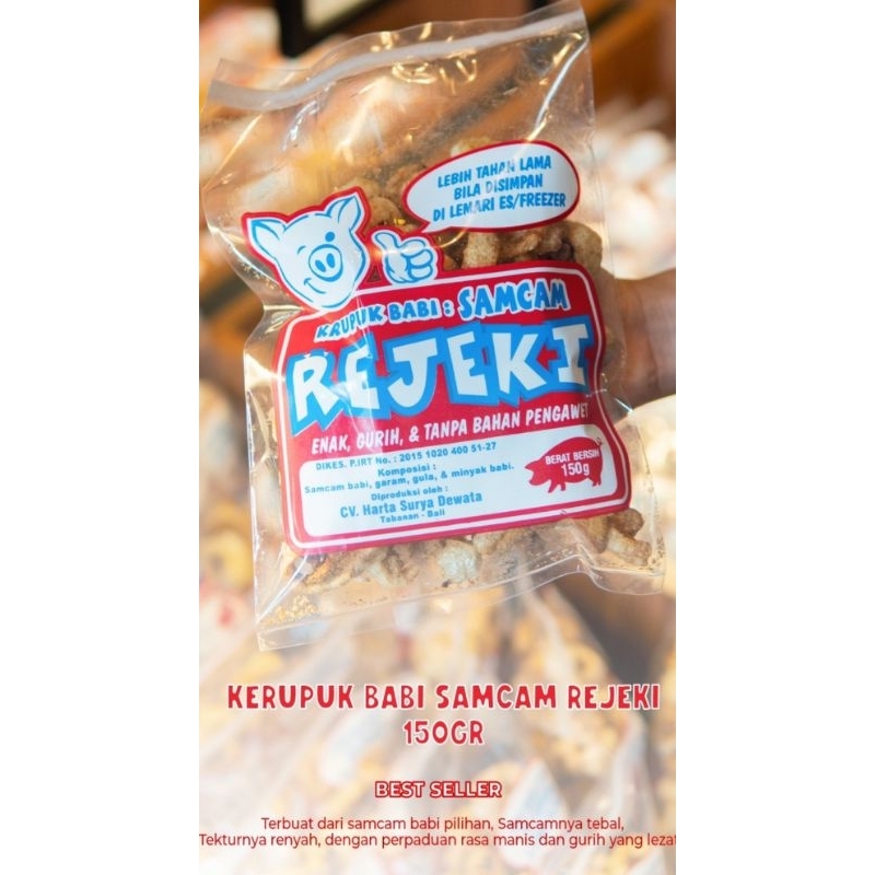 

OLEH-OLEH BALI // Krupuk Babi Samcam Rejeki 150gr