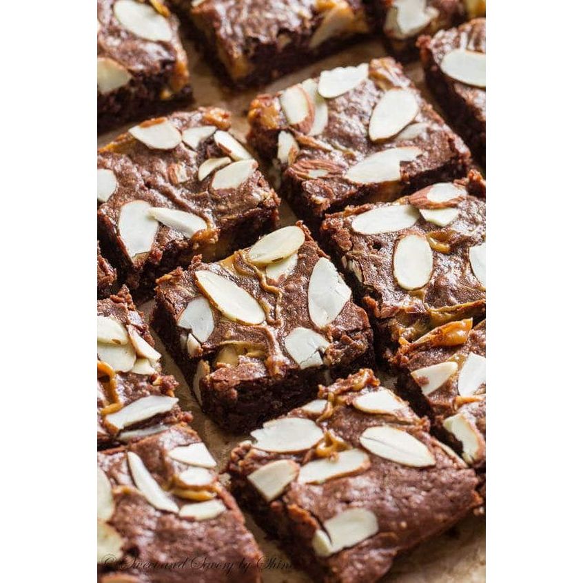 

Fudgy Brownies Almond