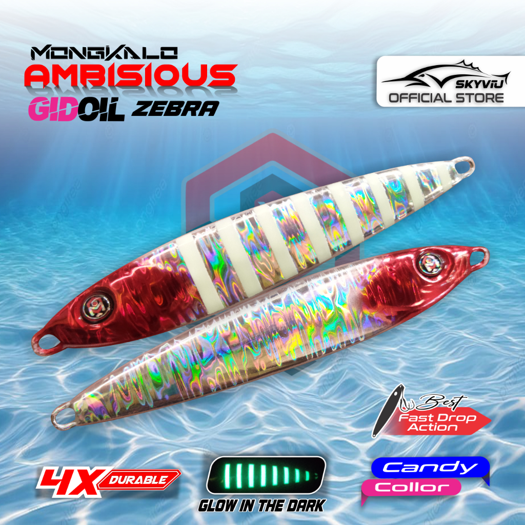 Mongkalo Ambisious Minyak GID-Zebra noMotif Candy 30 Red-Head