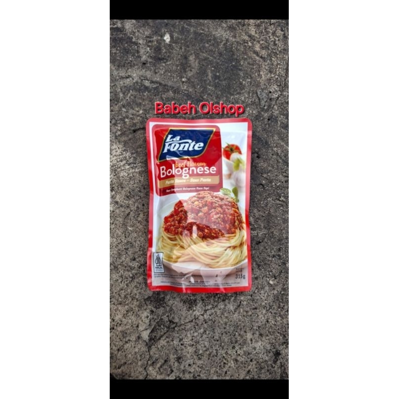 

saus pasta / La Fonte Bolognese pasta sauce 315 g
