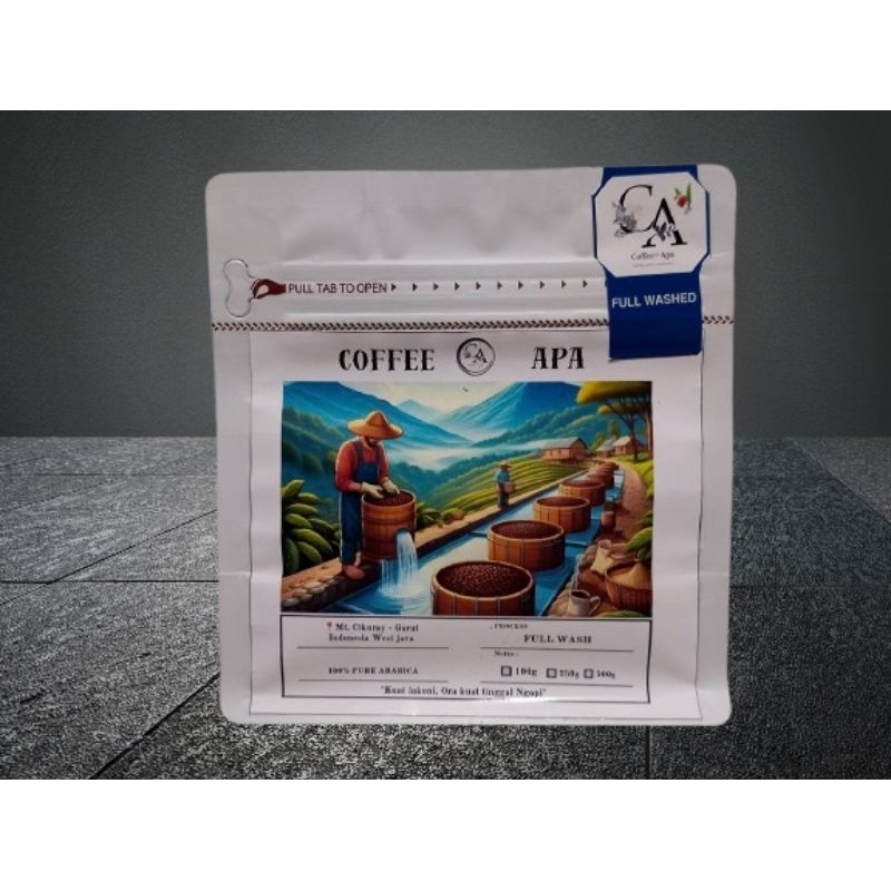 

KOPI ARABIKA FULL WASHED 100GR | 100% Kopi Murni Arabika Mt. Cikuray - Garut
