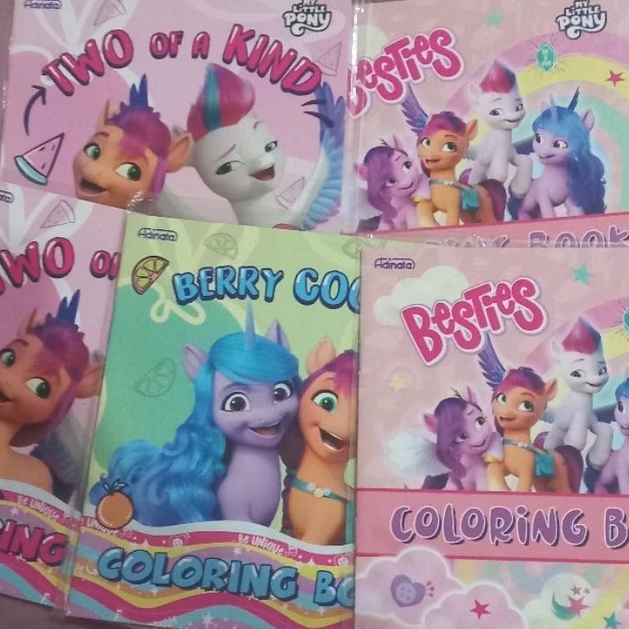 My little pony coloring book original baru berbungkus murah