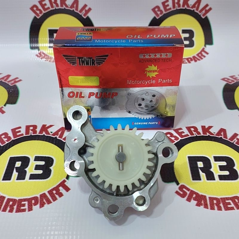 Pompa oli mesin Viar karya bit 24T/Oil pump Viar karya Bit motor roda tiga -Sedia sparepart motor ro