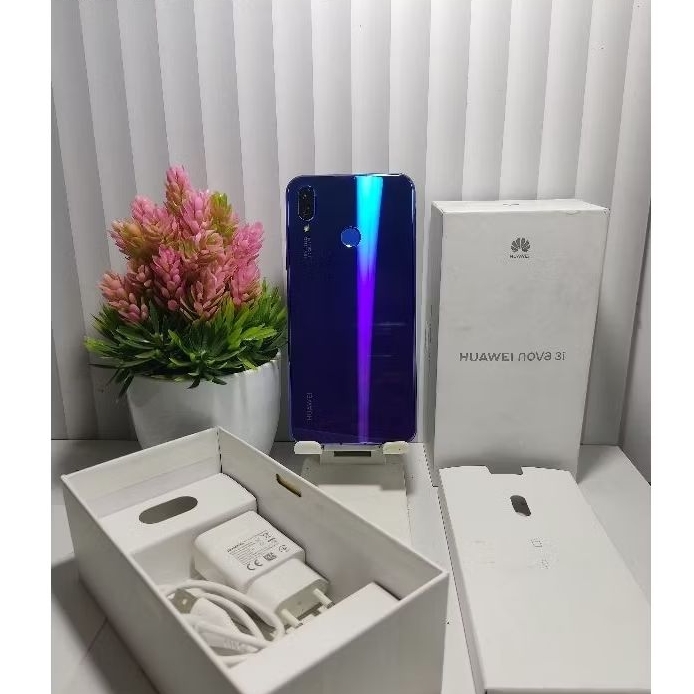Huawei nova 3i 4/128gb second kelengkapan fullset original
