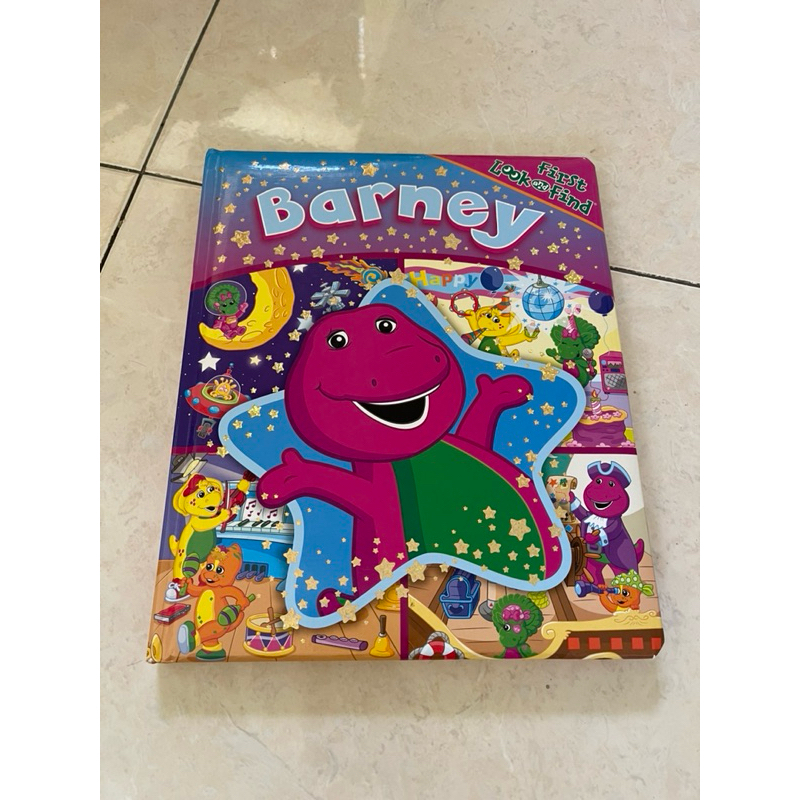 preloved buku cerita anak english besar tebal barney disney mickey