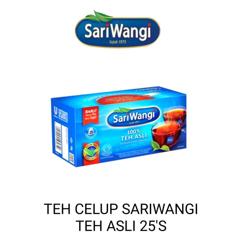 

Teh Sariwangi Teh Hitam Asli Teh Celup isi 25 pcs