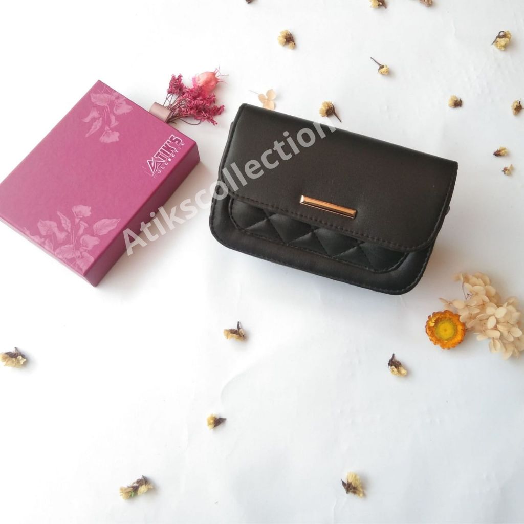 tas selempang wanita/tas hitam