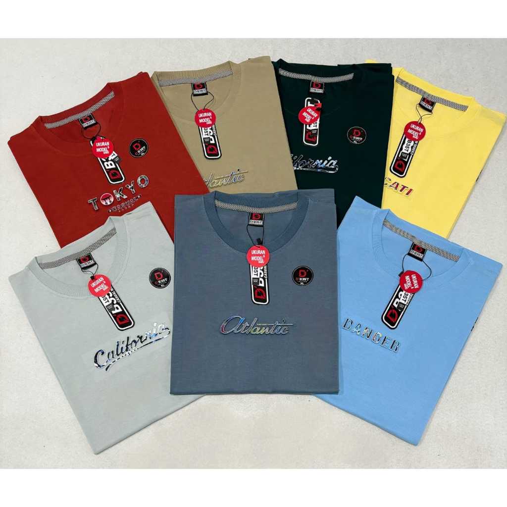 Promo 5pcs 100ribu Kaos Distro Pria Wanita / Kaos Dbest / Kaos 100 dapat 5 / kaos cowok / kaos cewek