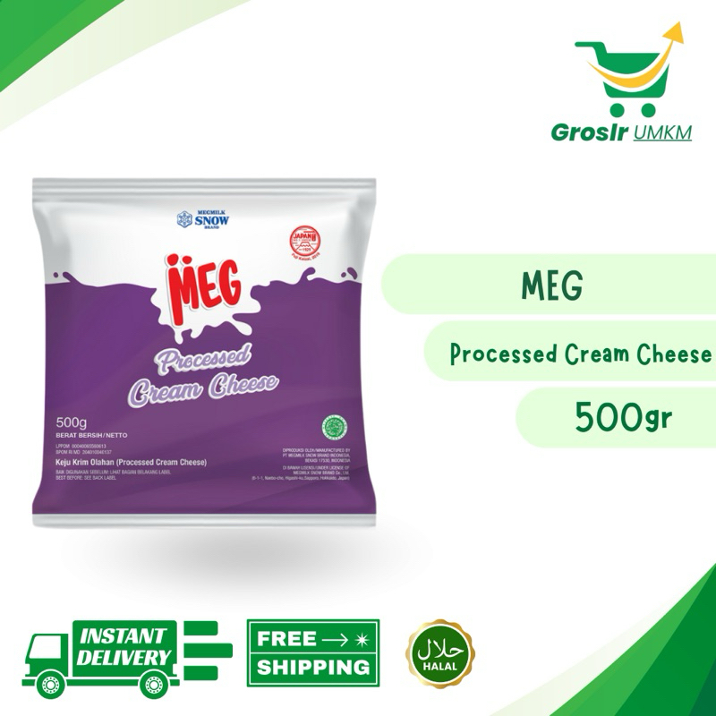 

Grosir UMKM - Meg Processed Cream Cheese 500 Gram