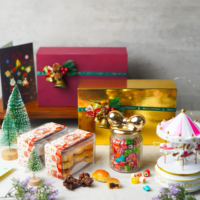 

Promo 7.7 Hampers Christmas Preorder / Parcel Natal / hampers Natal / Custom / Gift / cookies /