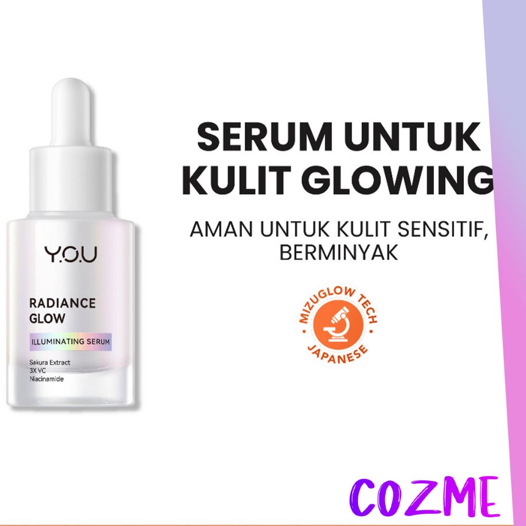 YOU Radiance Glow Soothing Illuminating Serum 20mL | Sensitive skin kulit sensitif | Illuminating Se