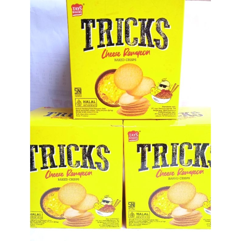 

Tricks Potato 120g 1 box isi 10 jajan camilan snack kentang