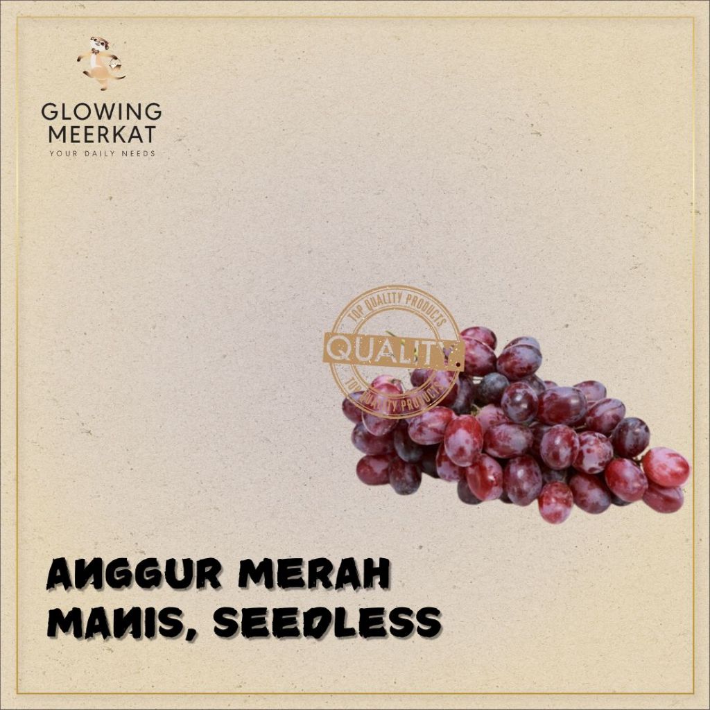 

Anggur Merah Terbaru, manis, seedless