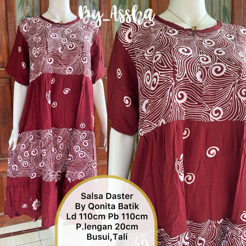 Qonita Daster Batik Salsa Busui Sleting By Qonita Batik Pekalongan