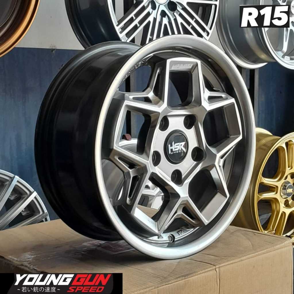 velg racing ring 15 grand max luxio apv ertiga pelek mobil r15 hsr wasile hyper black