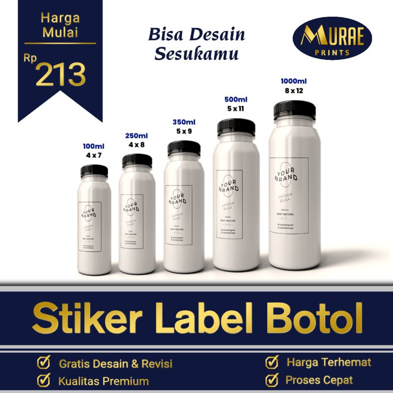 

[TERMURAH] CETAK STICKER - STICKER BOTOL MINUMAN - STICKER MINUMAN BOTOL LABEL - STIKER LABEL - CUSTOM STICKER LOGO - STICKER MINUMAN - STICKER BOTOL CUSTOM - STICKER LABEL BOTOL - STICKER MINUMAN KEKINIAN - CETAK STIKER TRANSPARAN - STICKER VYNIL