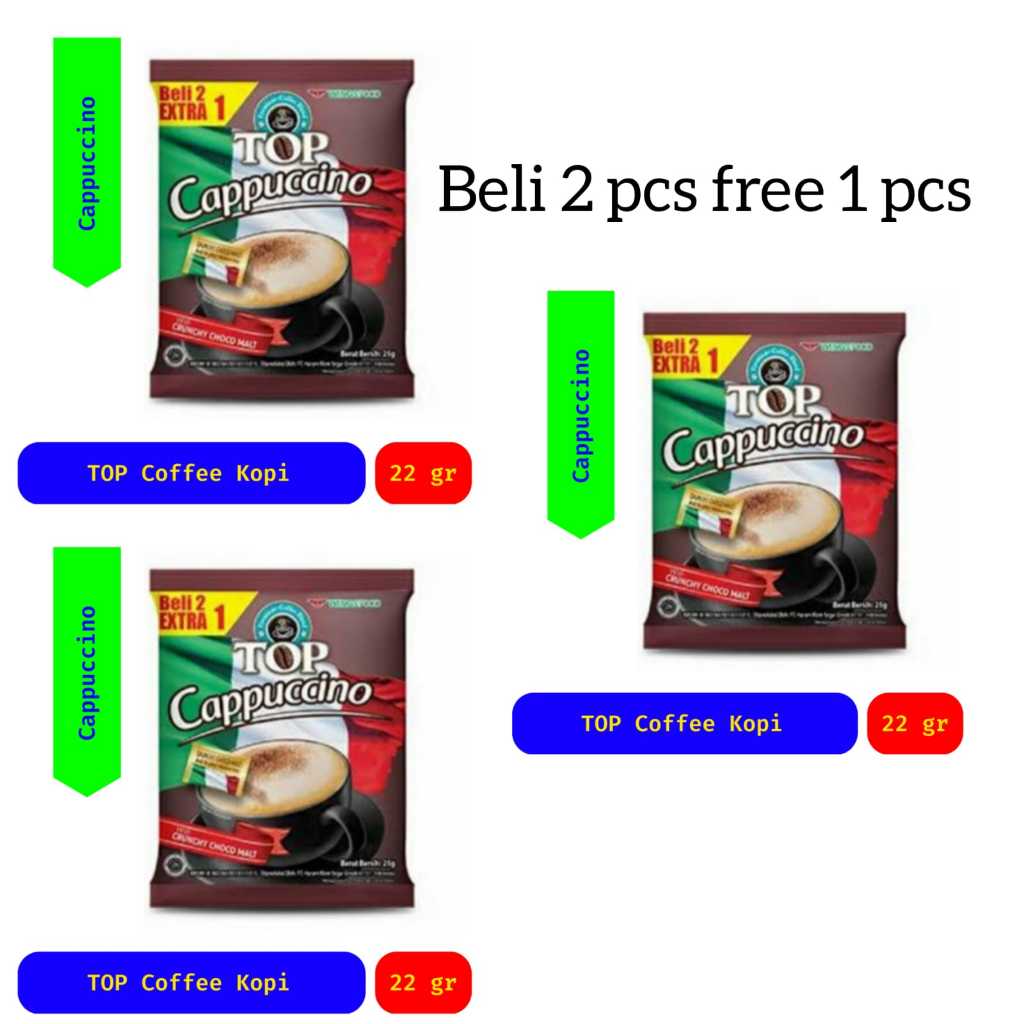 

Top coffe capucino BELI 2 PCS FREE 1 PCS