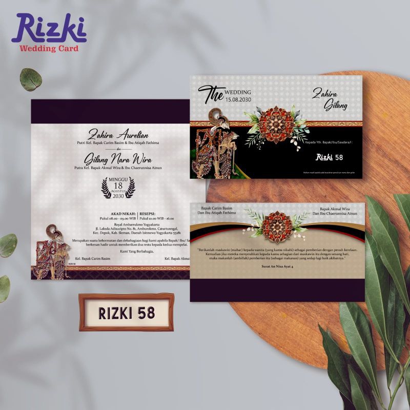 Cetak Undangan Pernikahan murah / Cetak Undangan Pernikahan / Undangan Pernikahan murah 1000 an