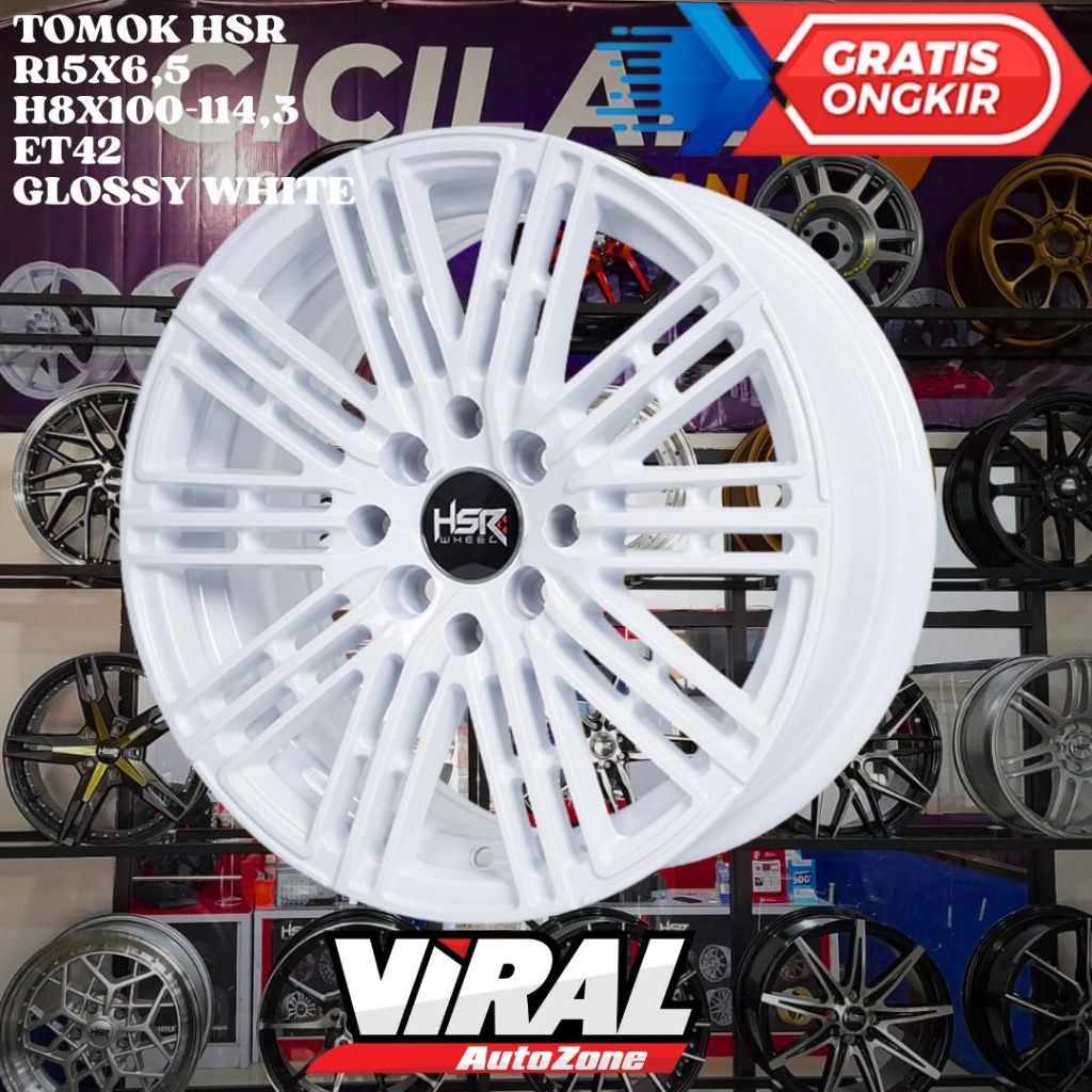 Velg Mobil Ring 15 HSR TOMOK R15 UNTUK MOBILIO , DATSUN , AVEGA , MARCH