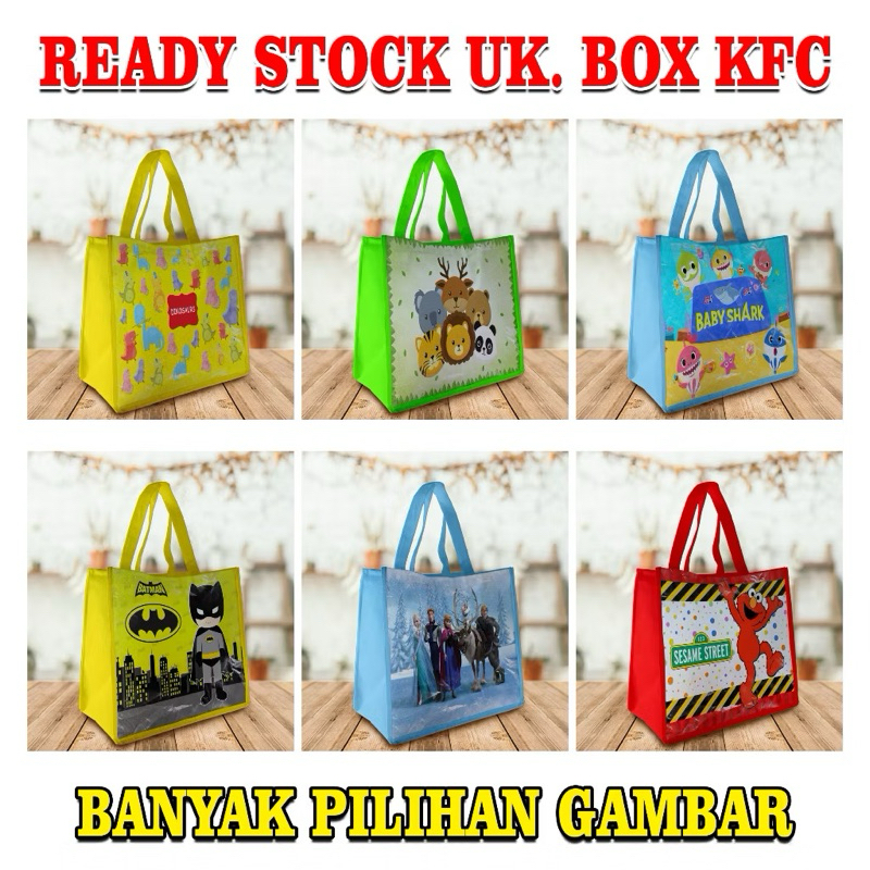 

Tas Ultah Ready Stok Landscape T20 P25 / Tas Ulang Tahun / Goodie Bag 50gsm tipis