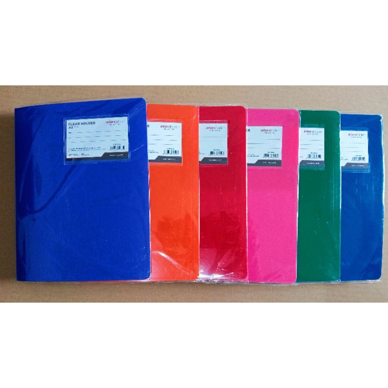 

Clear holder A5 /dokumen keeper isi 20 lbr. 19 x 24 cm Inter X Folder
