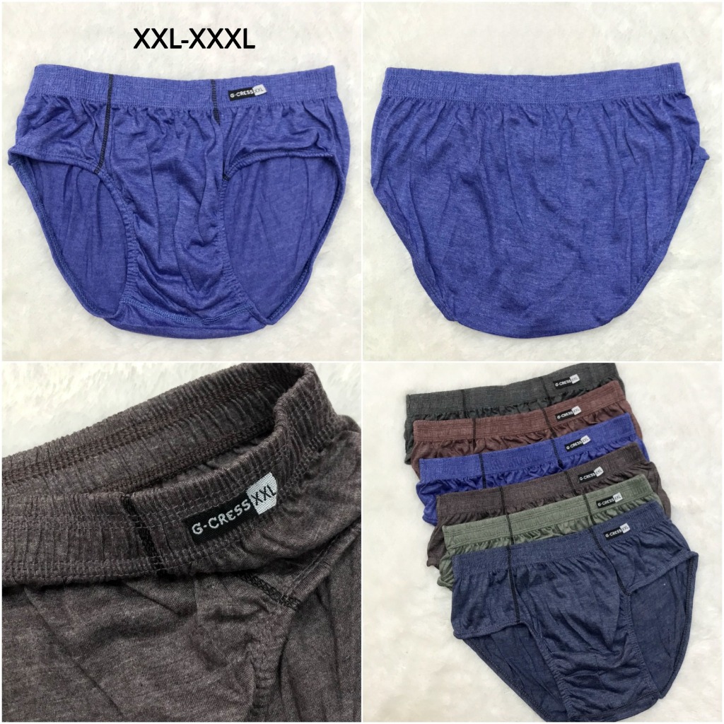 WOW TERMURAH | 2 Pcs CD Pria Dewasa KECIL-JUMBO M-L-XL-3L-4L Celana Dalam Cowok Murah G-Cress Sempak