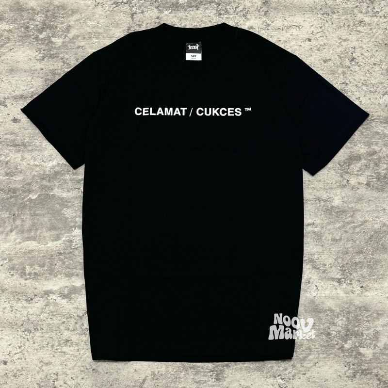 noov music merch .Feast - Celamat / Cukces Tshirt - Black | Official Merchandise Kaos Pria